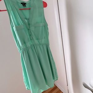 Mint spring dress